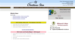 Desktop Screenshot of northernstarchess.com